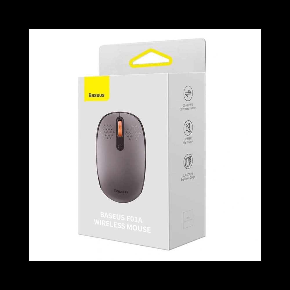 Baseus F01A Drahtlose Maus 2.4G 1600DPI (Grau) - 9