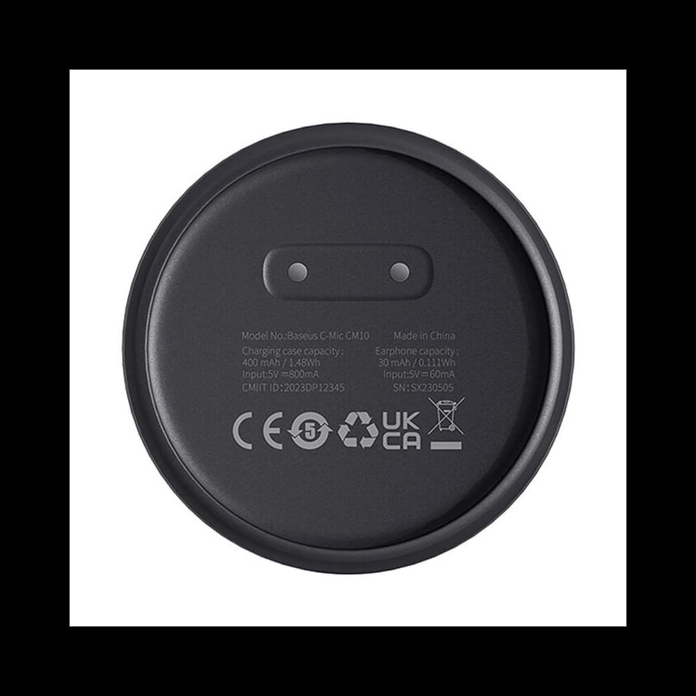Baseus CM10 Intelligent Wireless Earphone (Black) - 4