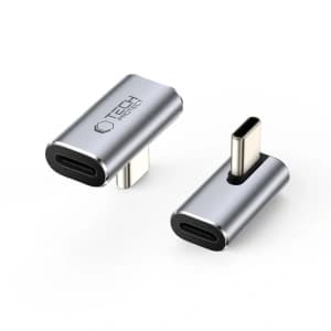Adapter kątowy USB-C / USB-C Tech-Protect Ultraboost AA03 Angle Adapter USB-C Grey