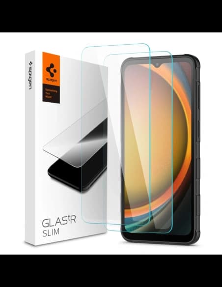 Spigen GLAS.tR Slim Samsung Galaxy Xcover 7 / 7 Pro Klar [2 PACK]