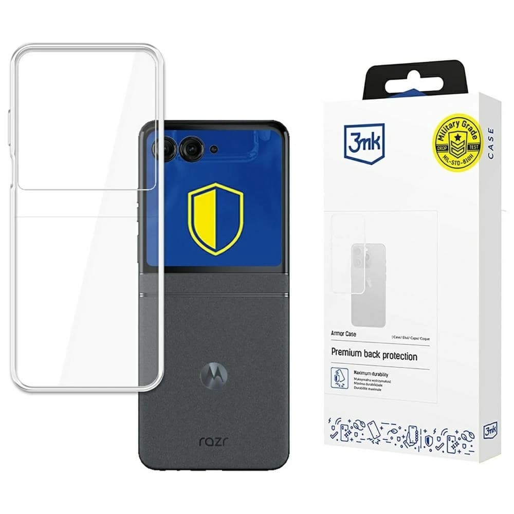 3MK Clear Case Motorola Razr 50 - 1