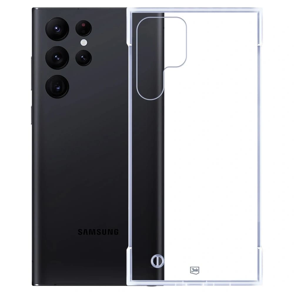 3MK Just20g Átlátszó Tok Samsung Galaxy S22 Ultra 5G-hez - 4