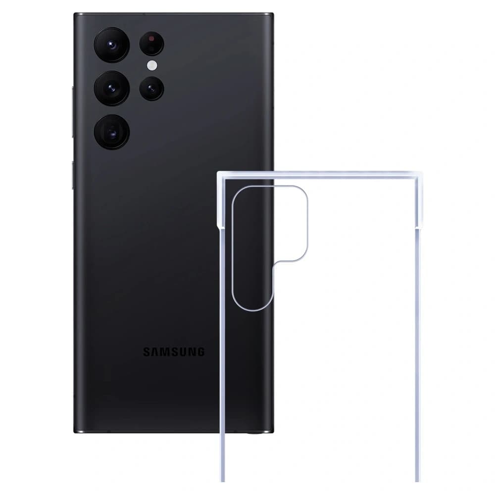 3MK Just20g Átlátszó Tok Samsung Galaxy S22 Ultra 5G-hez - 7