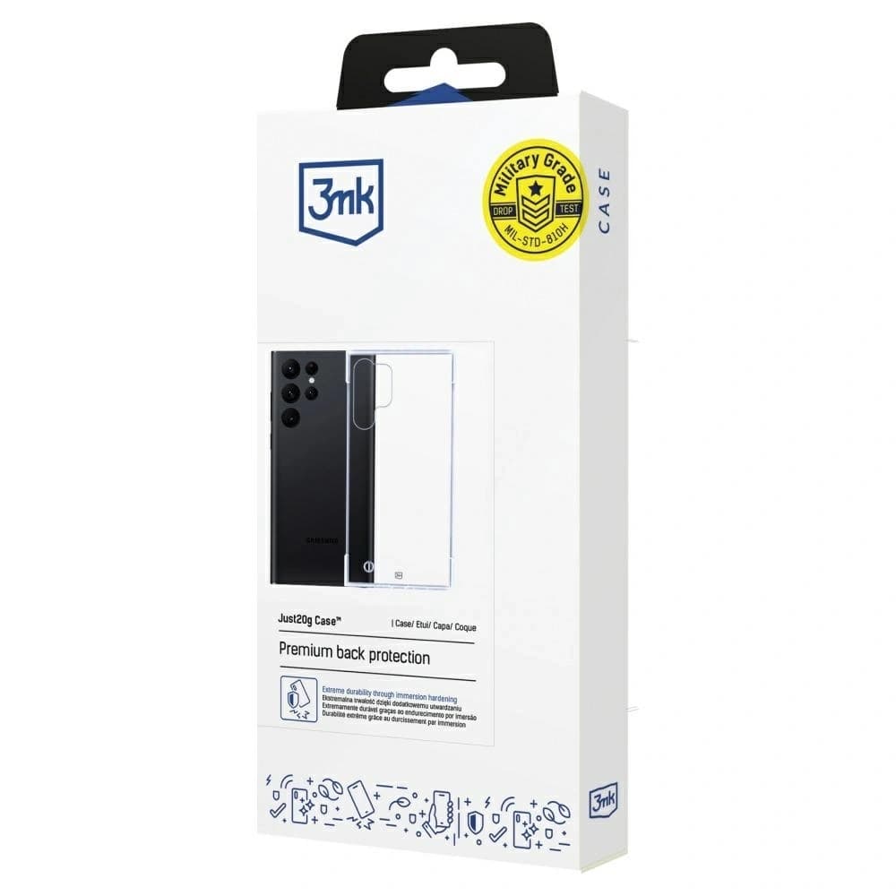 3MK Just20g Carcasă Transparentă Samsung Galaxy S23 Ultra - 7