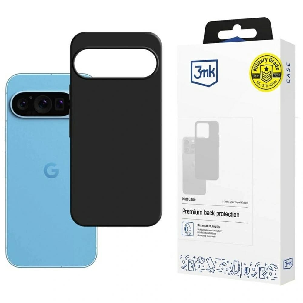3MK Matt Case Google Pixel 9 / 9 Pro schwarz - 1