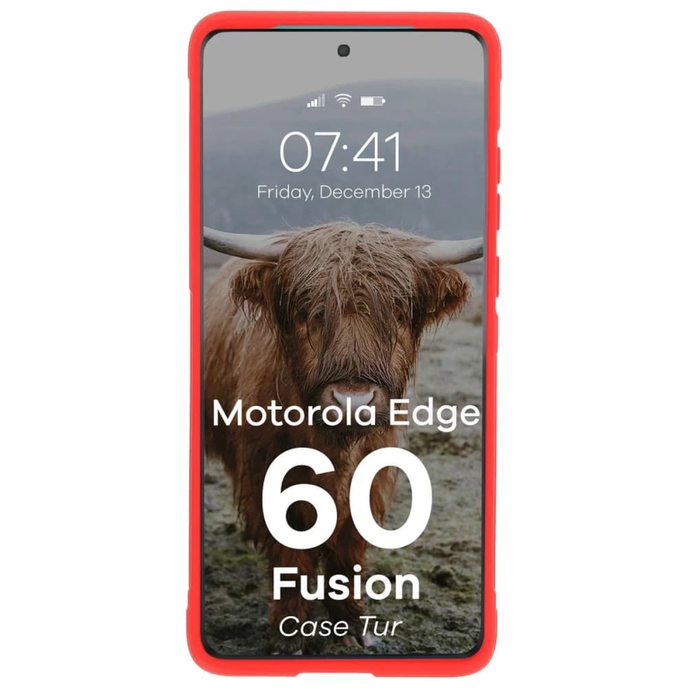 BIZON Case Tur Motorola Edge 60 / 60 Fusion red - 5