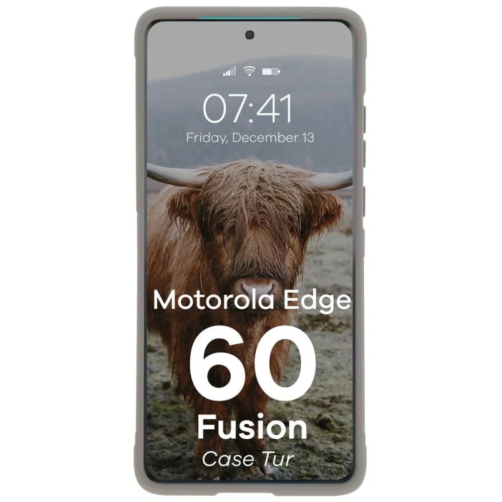 BIZON Case Tur Motorola Edge 60 / 60 Fusion light gray - 5