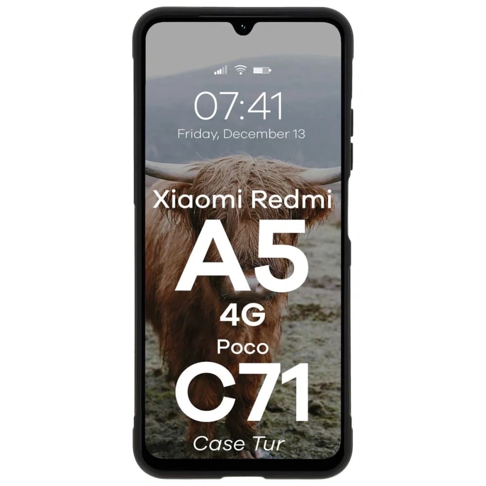 BIZON Hülle Tur Xiaomi Redmi A5 4G / POCO C71 4G schwarz - 5