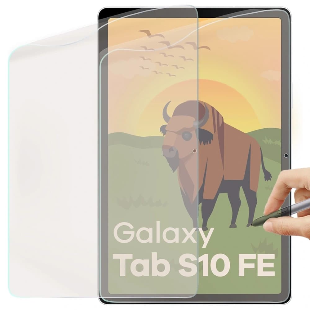 BIZON Glass Tab Film Sun Samsung Galaxy Tab S10 FE [2 PACK] - 1