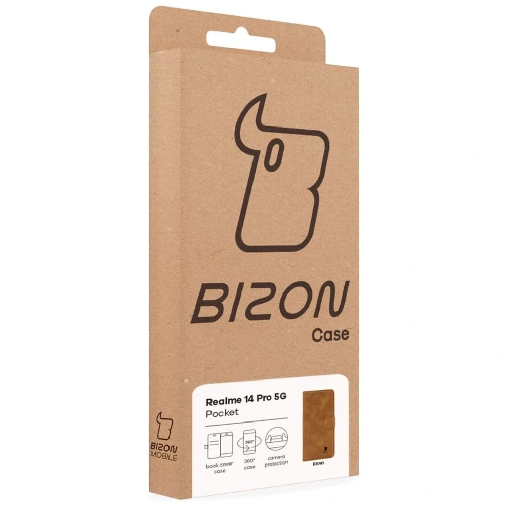 BIZON tok Realme 14 Pro 5G barna - 6