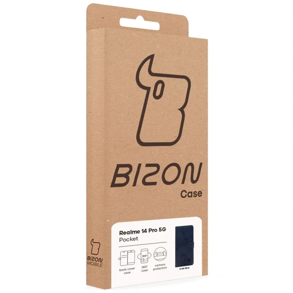Husa BIZON pentru Realme 14 Pro 5G, albastru marin - 6