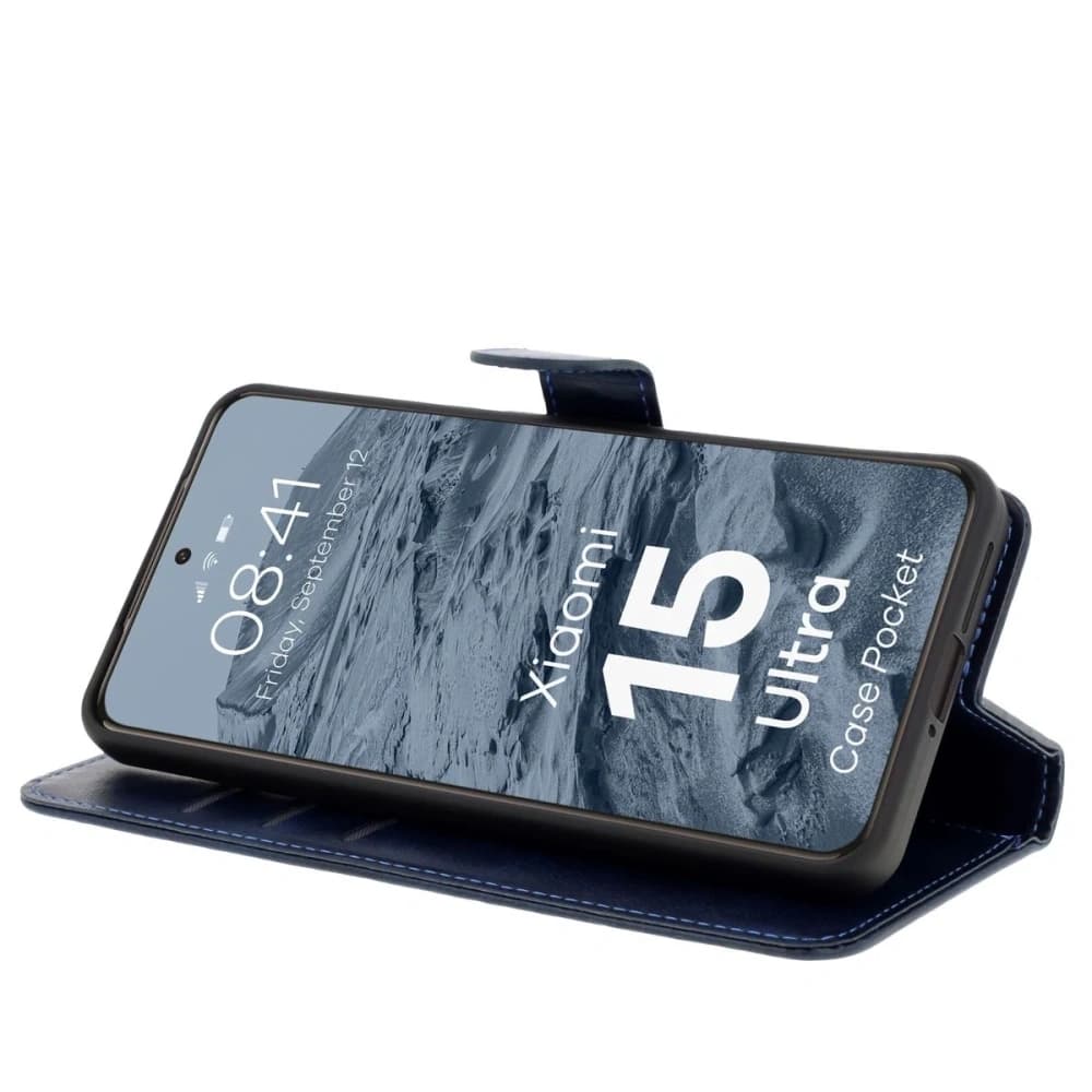 BIZON Case Pocket Xiaomi 15 Ultra navy blue - 5