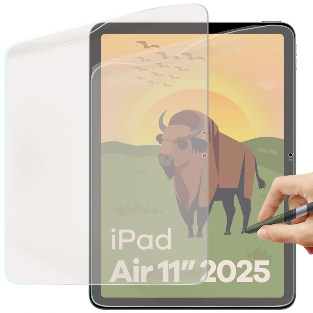 BIZON Üveg Tab Film Nap Apple iPad Air 13" 2024 / 13" 2025 [2 CSOMAG] - 1