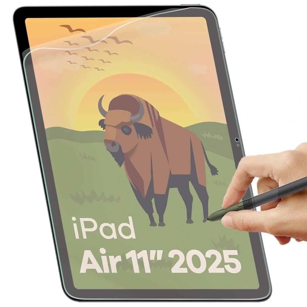 BIZON Üveg Tab Film Nap Apple iPad Air 13" 2024 / 13" 2025 [2 CSOMAG] - 5