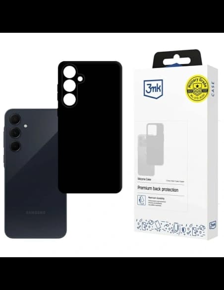 Husa din silicon 3MK pentru Samsung Galaxy A35 5G neagră