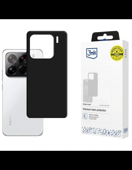 Husa din silicon 3MK pentru Xiaomi 15 neagră