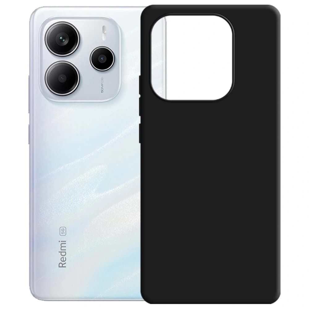 3MK silikonový kryt Xiaomi Redmi Note 14 5G černý - 5