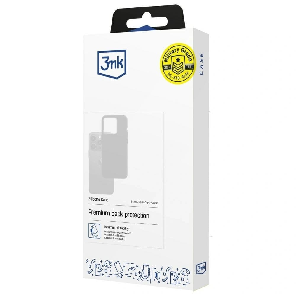 3MK silikonový kryt Xiaomi Redmi Note 14 5G černý - 8