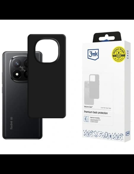 3MK Silikonhülle Xiaomi Redmi Note 14 Pro+ Plus schwarz