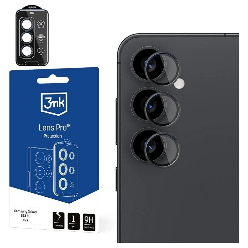 3MK Ochrana objektivu Pro Samsung Galaxy S25+ Plus černá - 1