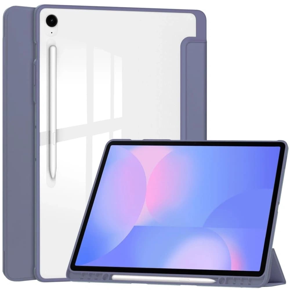 Bizon Case Tab Clear Matt Samsung Galaxy Tab S10 FE+ Plus lavender