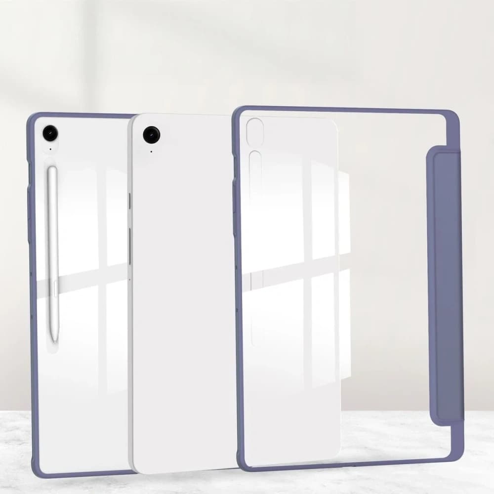 Bizon Case Tab Clear Matt Samsung Galaxy Tab S10 FE+ Plus lavender - 7