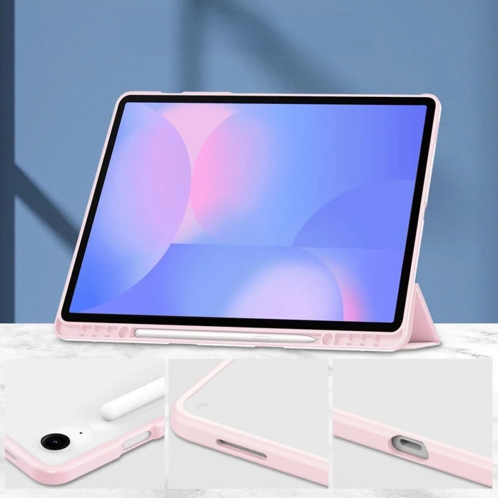 Bizon Case Tab Clear Matt Samsung Galaxy Tab S10 FE+ Plus pink - 3