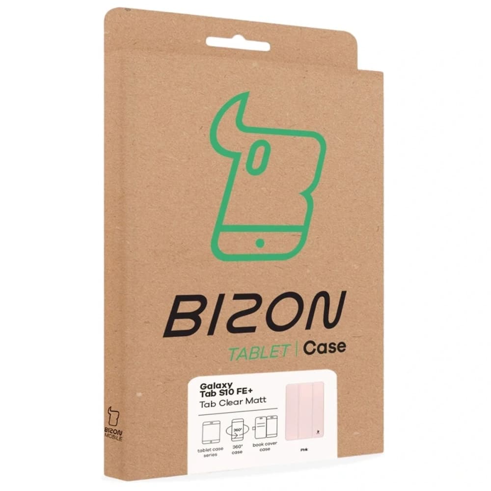 Bizon Case Tab Clear Matt Samsung Galaxy Tab S10 FE+ Plus pink - 8