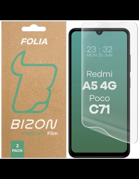 Bizon Glas Hydrogel Front Xiaomi Redmi A5 4G / POCO C71 4G [2 PACK]