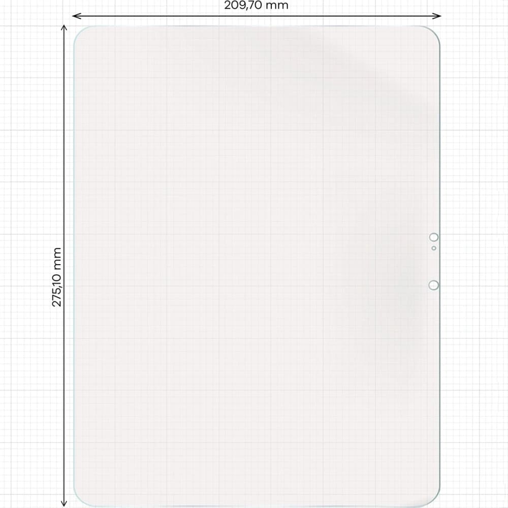 Bizon Glass Tab Film Nap Apple iPad Air 13" 2024 / 13" 2025 [2 CSOMAG] - 2