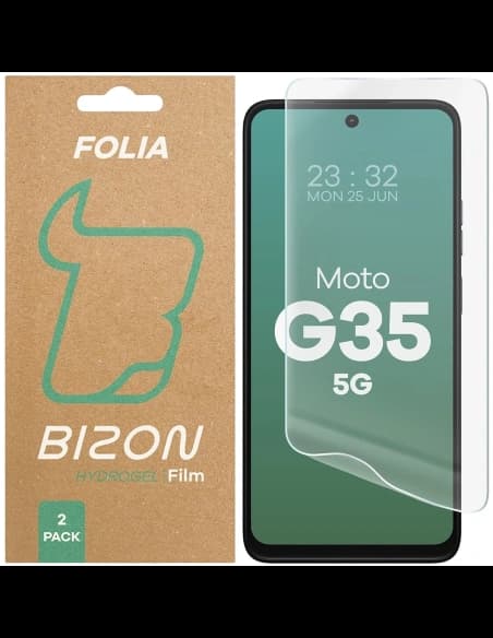 Bizon Glass Hydrogel Přední Motorola Moto G35 5G [2 BALENÍ]