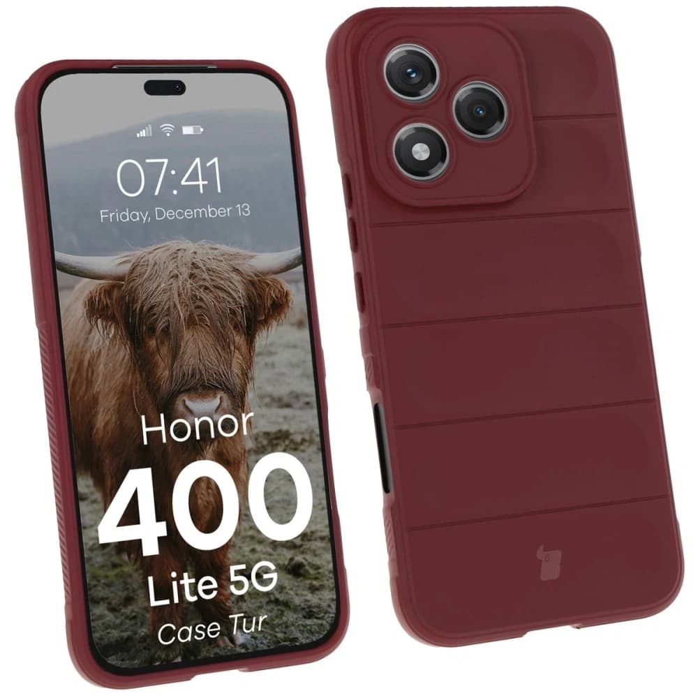 Bizon Case Tur Honor 400 Lite 5G burgundă - 1