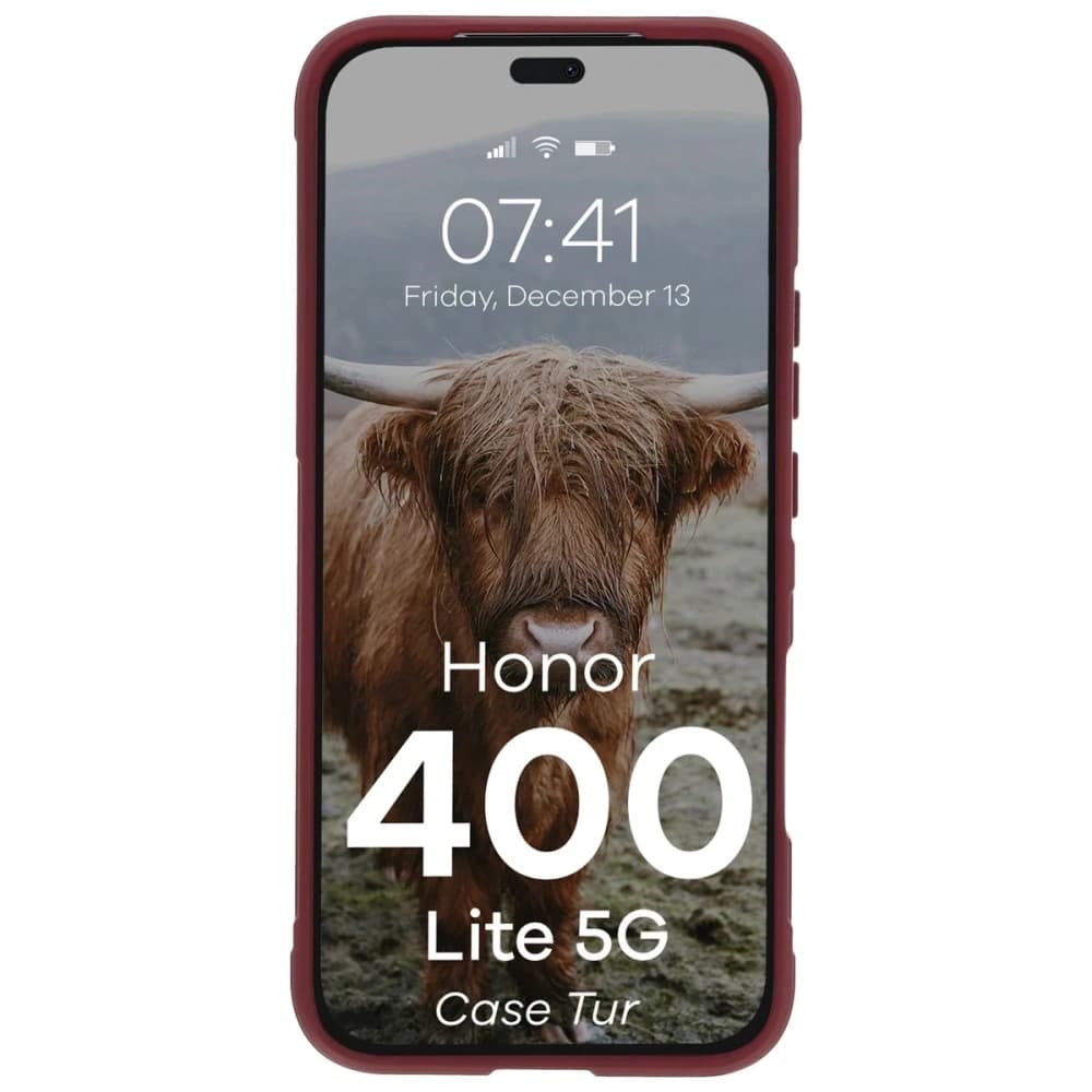 Bizon Case Tur Honor 400 Lite 5G burgundă - 5