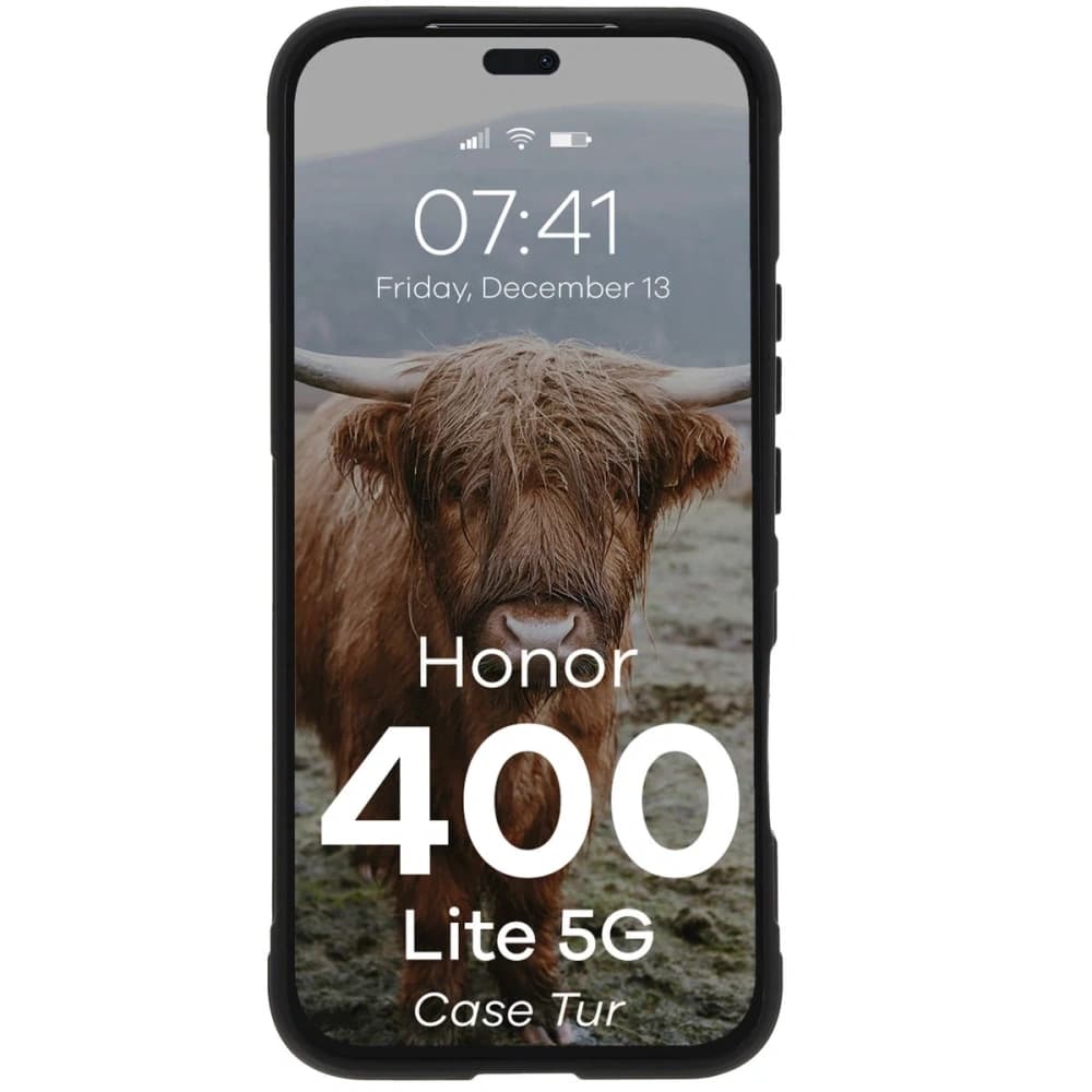 Bizon Case Tur Honor 400 Lite 5G fekete - 5