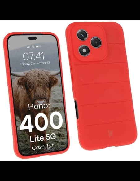 Bizon Case Tur Honor 400 Lite 5G roșu
