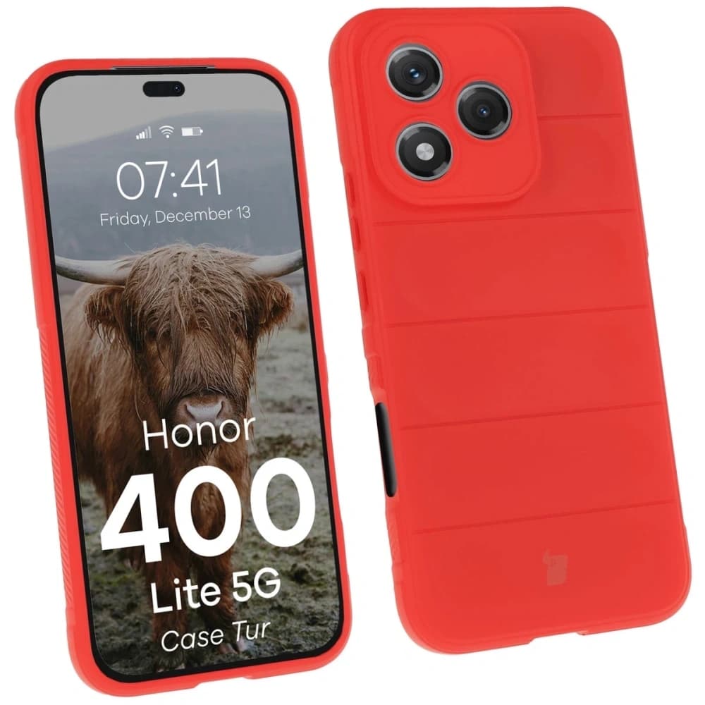 Bizon Case Tur Honor 400 Lite 5G červený