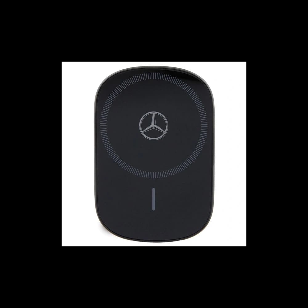 Mercedes MEWCCGSLK 15W kártyatartó / ablakra szerelhető vezeték nélküli töltő Ezüst Csillagok MagSafe fekete - 2