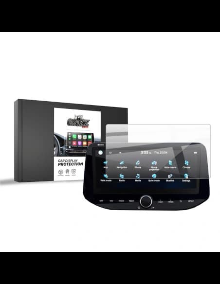 Folia ceramiczna GrizzGlass CarDisplay Protection do Hyundai i30 10,25" Facelift 110x256mm (2024-2025)