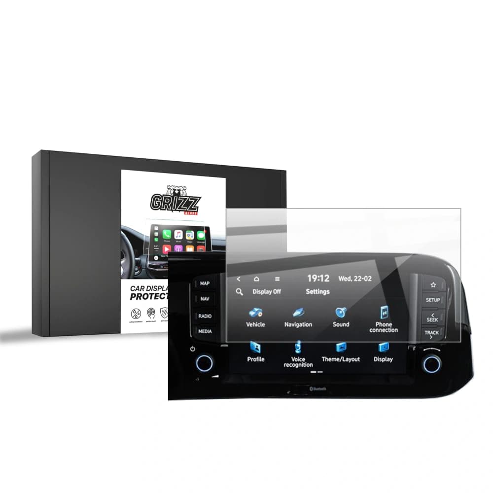 Folia ceramiczna GrizzGlass CarDisplay Protection do Hyundai i10 8" (2024-2025) - 1