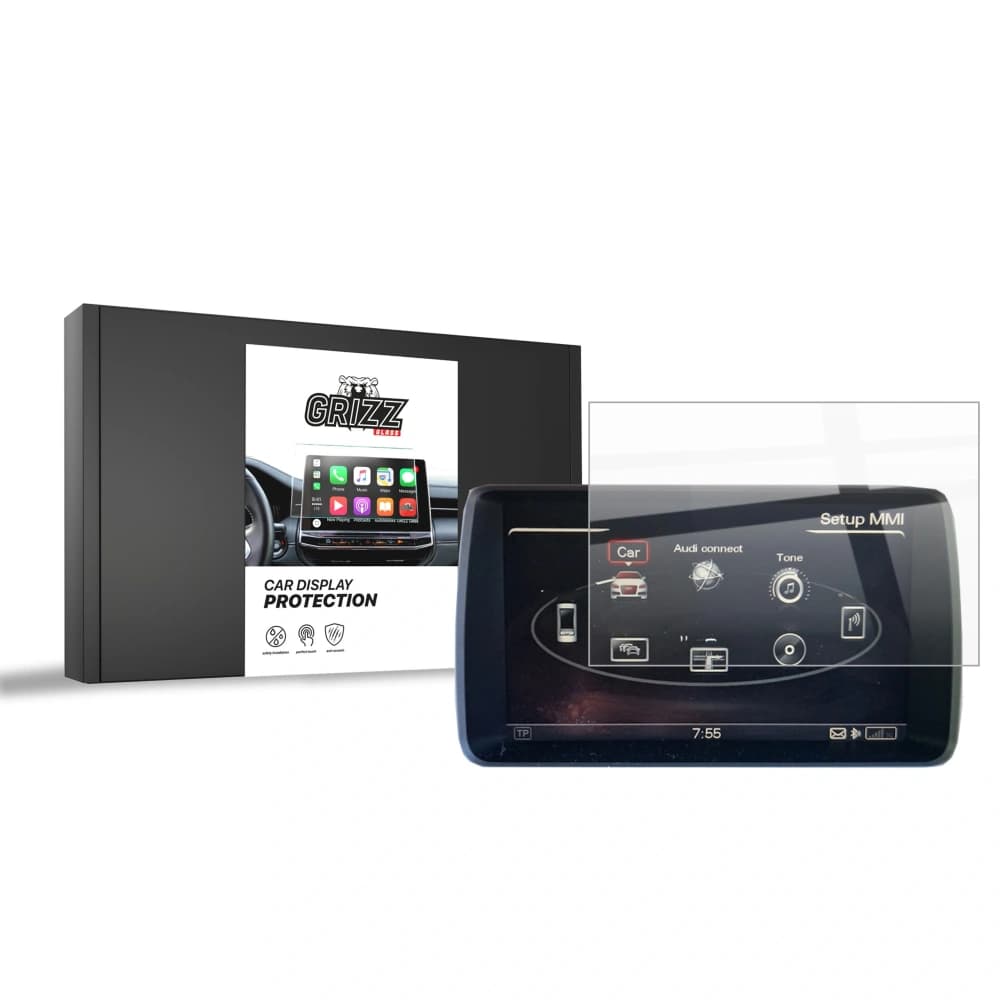 Ceramic GrizzGlass CarDisplay Protection Audi Q7 4L MMI 2 HIGH 7" (2009-2012) - 1