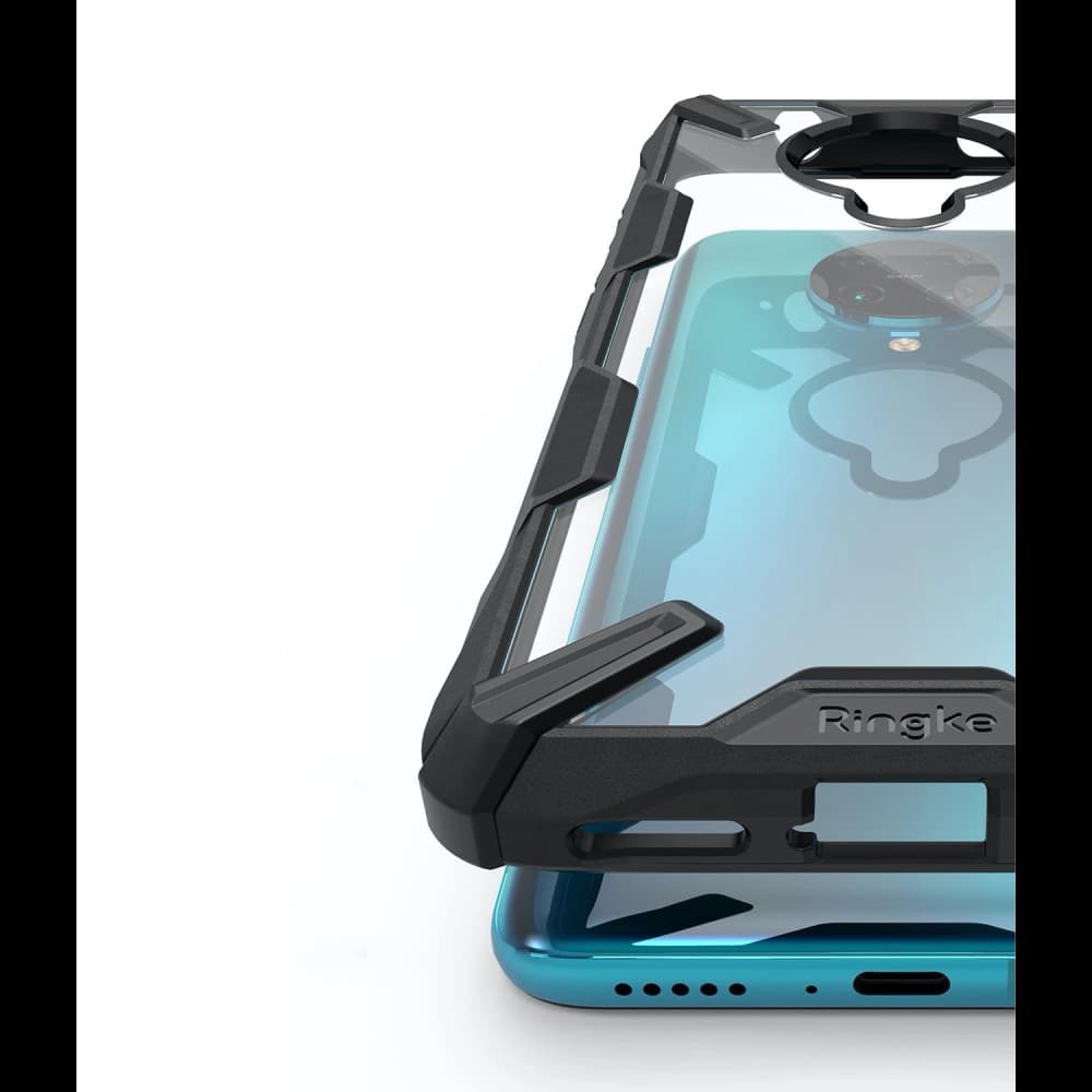 Ringke Tasche Fusion-X Pocophone F2 Pro/Redmi K30 Pro Schwarz - 3