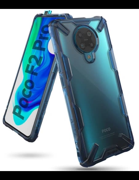 Etui Ringke Fusion-X Pocophone F2 Pro/Redmi K30 Pro Space Blue