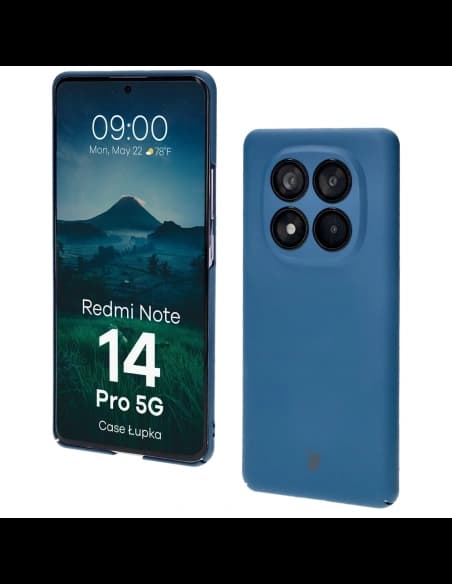Husă Bizon Lupka Xiaomi Redmi Note 14 Pro 5G albastră