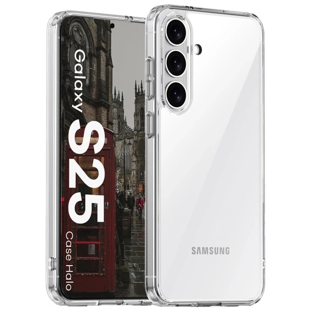 Bizon Case Halo Samsung Galaxy S25 clear