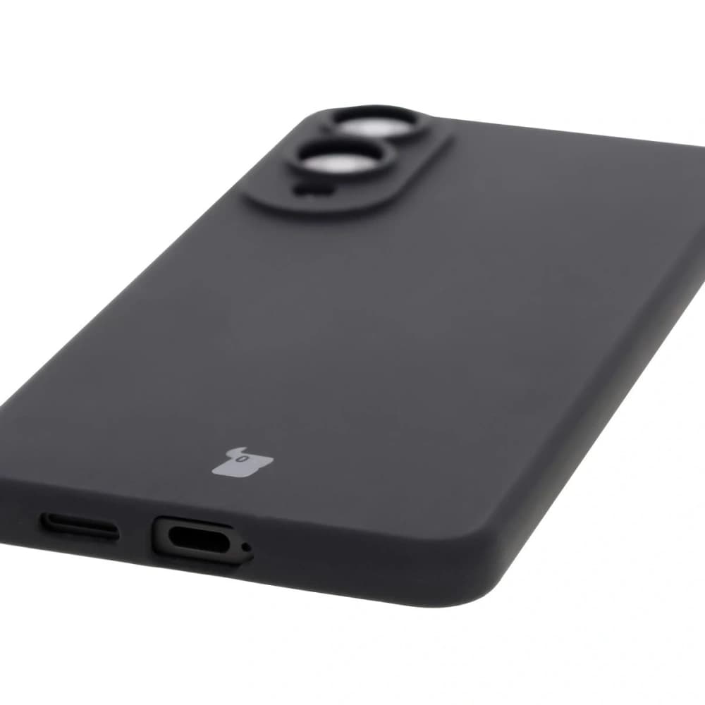 Husa moale Bizon pentru Samsung Galaxy S25 Edge neagră - 3