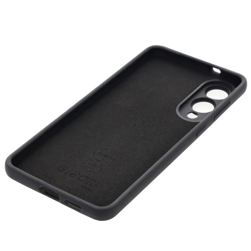 Husa moale Bizon pentru Samsung Galaxy S25 Edge neagră - 4