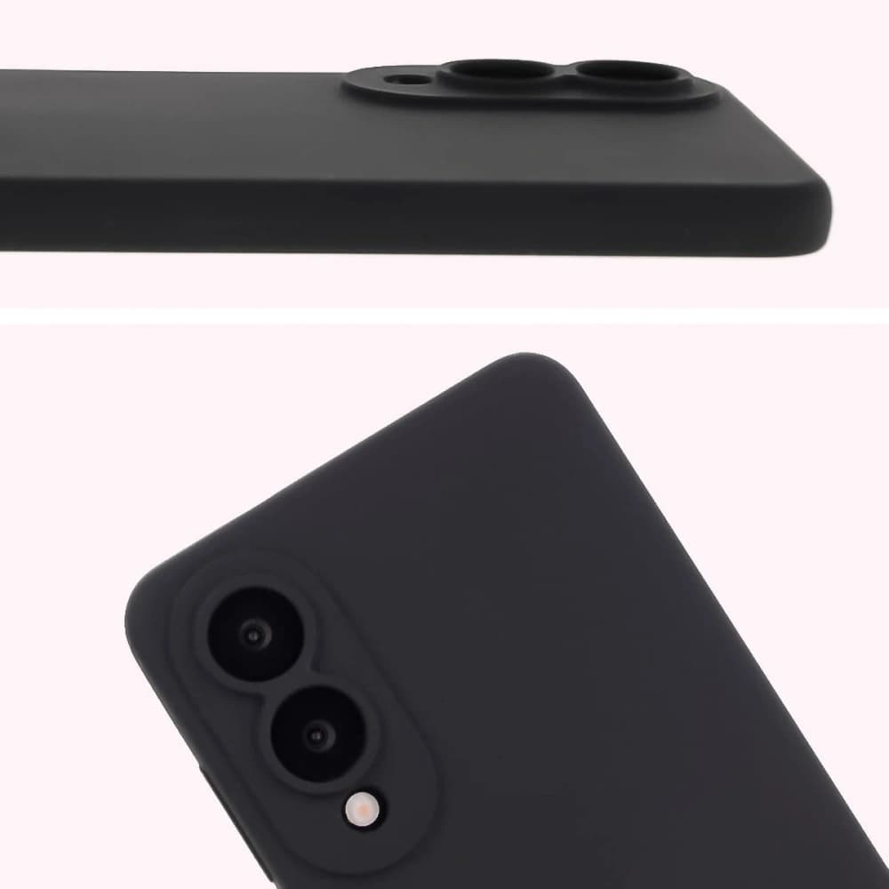 Husa moale Bizon pentru Samsung Galaxy S25 Edge neagră - 5