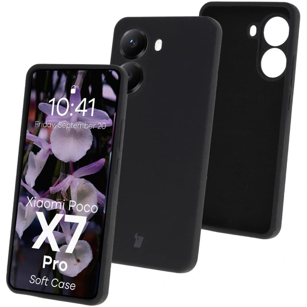 Husa moale Bizon pentru Xiaomi POCO X7 Pro neagră