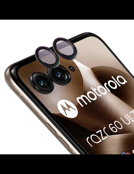 Bizon Glass Snap Lens Motorola Razr 60 Ultra cadru negru