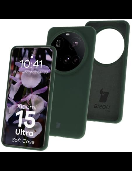 Bizon Soft Case Xiaomi 15 Ultra dark green